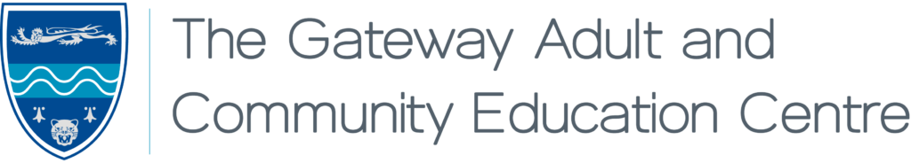 The Gateway Adult and Community Education Centre logo on a transparent background