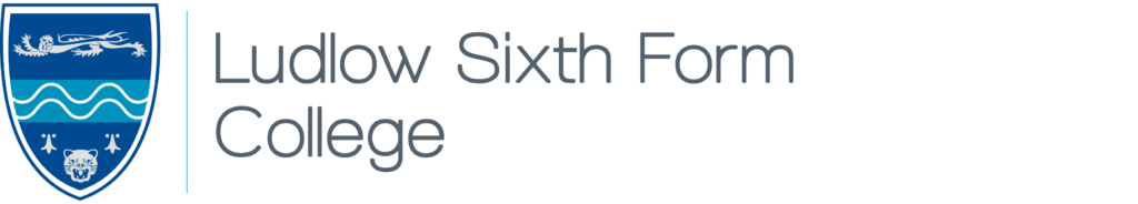 Ludlow Sixth Form College logo on a transparent background