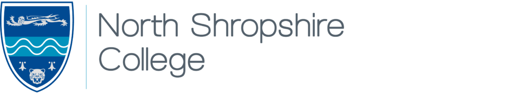 North Shropshire College logo on a transparent background