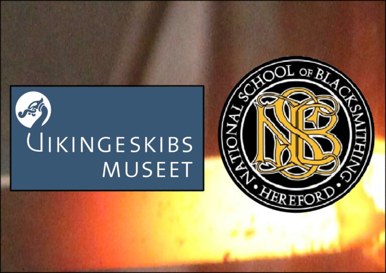 national school of blacksmithing logo and viking museum