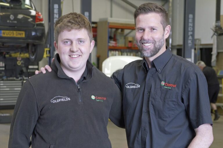 Owen Lloyd the UKs youngest EV-qualified mechanic