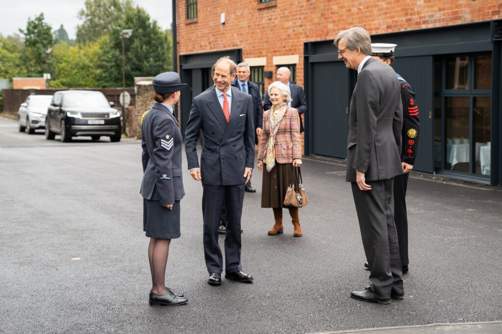 BBC Coverage. HRH The Duke of Edinburgh visits Holme Lacy College