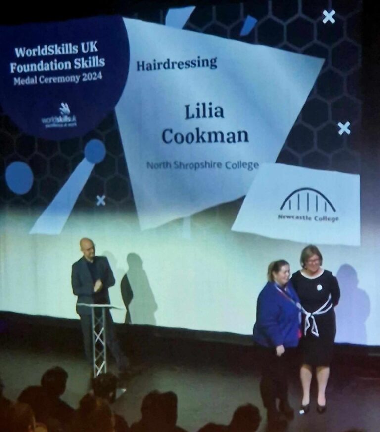 Lilia Cookman wins silver medal at the UK Skills Final