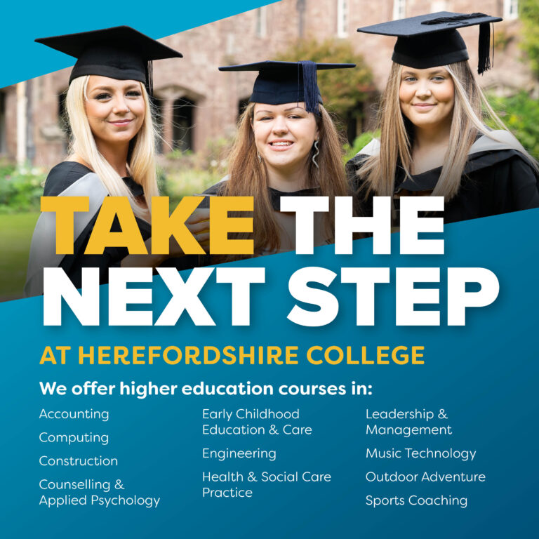 Higher Education Courses at Herefordshire College